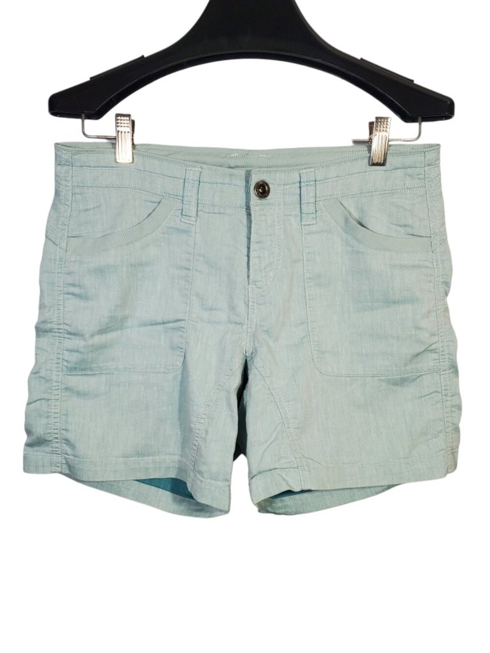 Kuhl Cabo Shorts Women's 6 Blue UPF 50 Cotton Blend Breathable Hiking Coastal - Picture 2 of 9